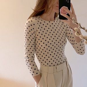 Polka dots Cashmere sweater